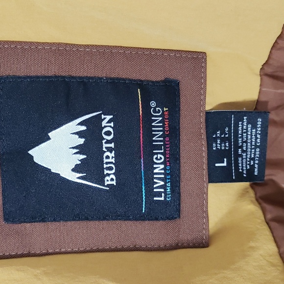 BURTON LIVING LINING W PROWESS HOODED ZIP FRONT JACKET WINTER SNOW WOMEN'S L - Picture 16 of 16